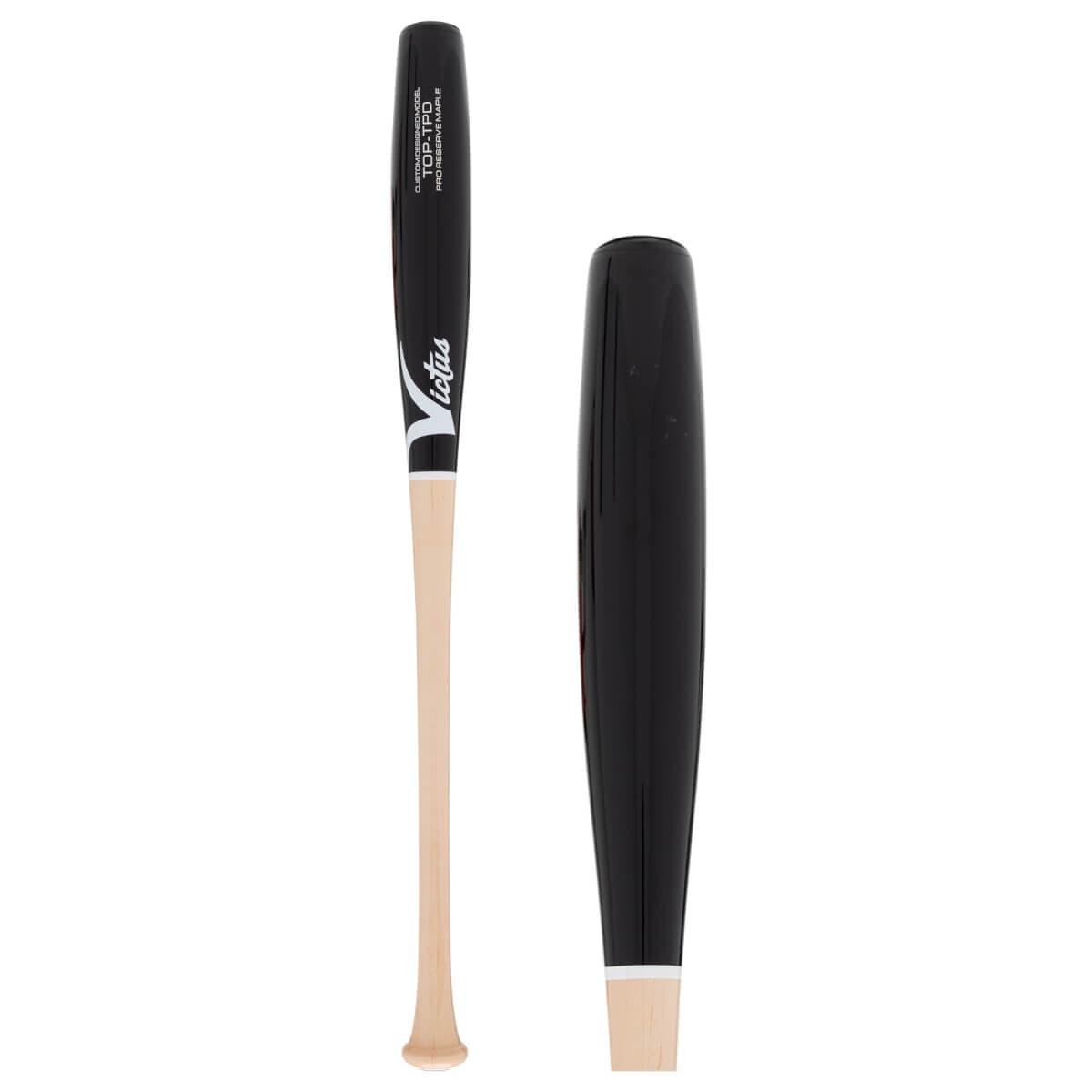 Victus Pro Reserve TOP Torpedo Maple Wood Baseball Bat: VRWMTOPTOR-N/BK